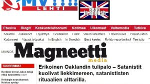 MV-lehti om branden i Oakland, Näthatande artikel i MV-lehti om den brand där Hanna Ruax och hennes partner Alex F Ghassan dog.