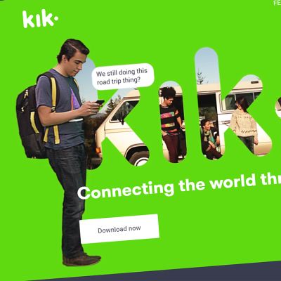 Kik-palvelun nettisivu