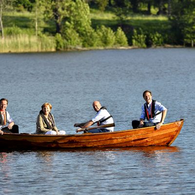 David Cameron, Angela Merkel, Fredrik Reinfeldt ja Mark Rutte.