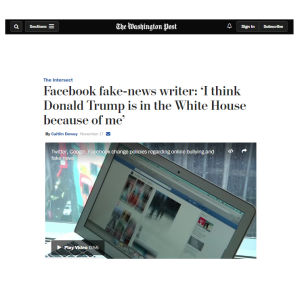 Kuvakaappaus The Washington Postin jutusta