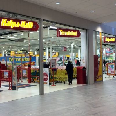 Halpa-Hallin myymälä.
