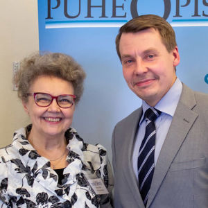Tuomas Kurttila ja Marsa Bäck vuonna 2018.