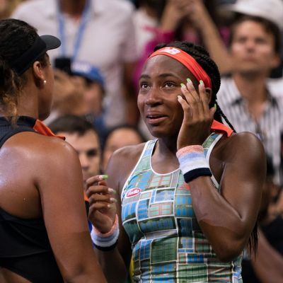 Naomi Osaka ja Coco Gauff kuvassa