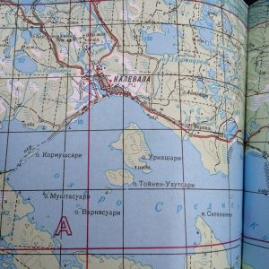 Kalevala eli Uhtua kartalla