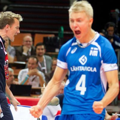 Tuomas Sammelvuo ja Lauri Kerminen MM-kisoissa 2014