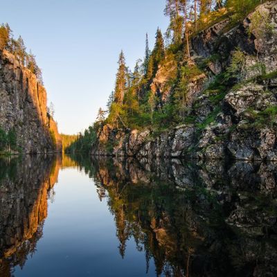 Suomussalmen Hossan kansallispuiston kanjoni