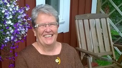 Nancy Lökfors, svampkonsulent i Sibbo