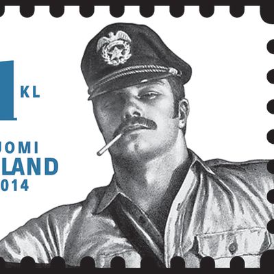 Tom of Finland -postimerkki.