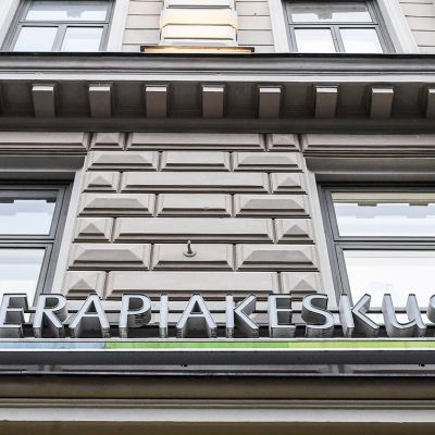 Psykoterapiakeskus Vastaamo Helsingissä.