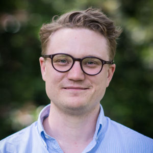 Forskarassistent Fredrik Wermeling. Porträtt på forskarassistent Fredrik Wermeling.