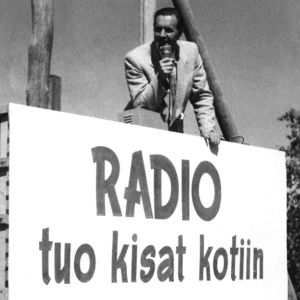 Niilo Tarvajärvi Helsingin olympialalaisissa (1952).