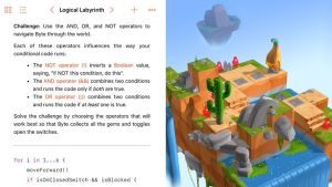 Apple vill med sitt spel Swift Playgrounds utveckla kodning med mobila enheter redan från tidig ålder. Apple vill med sitt spel Swift Playgrounds utveckla kodning med mobila enheter redan från tidig ålder.