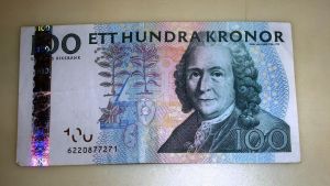 Carl von Linné sadan kruunun setelissä