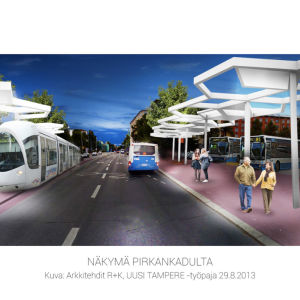 Tampereen alueen suunnitelmia, havainnekuva