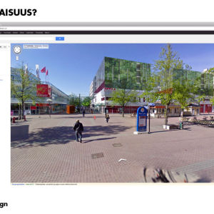 Porin kaupunkimiljöön suunnittelua, havainnekuva