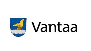 Vandas vapen förblir som det är, men det kommer inte längre att användas i stadens kommunikation. Vanda stads gamla logotyp.