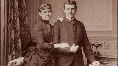 förlovningsparet Fanny och Paul Sinebrychoff hemmuseet