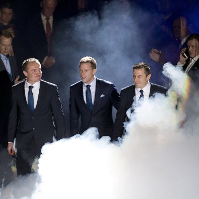 Jere Lehtinen Saku Koivu Ville Peltonen