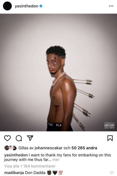 skärmdump yasin instagram