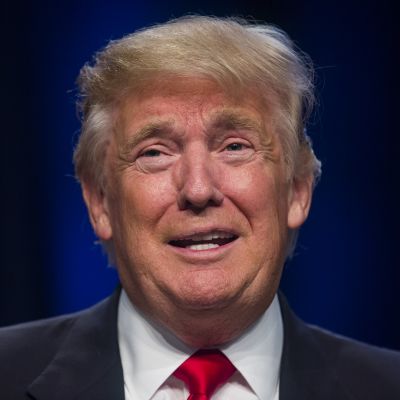Donald Trump kansalliskaartin tilaisuudessa Baltimoressa.