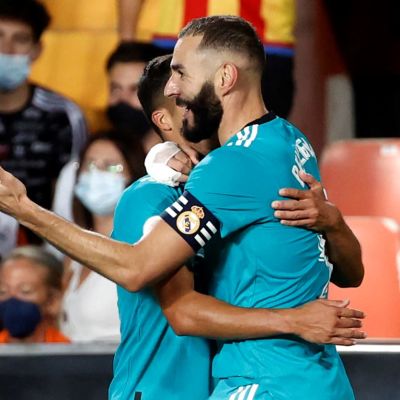 Karim Benzema firar mål i Real Madrid.