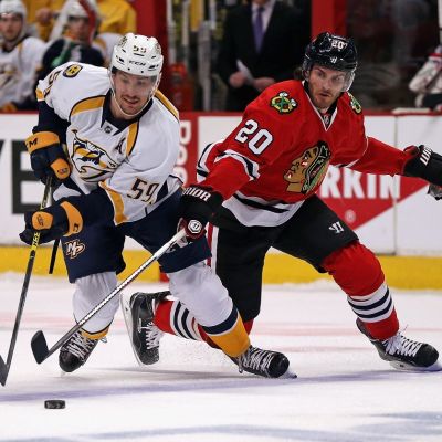 Roman Josi, Brandon Saad chicago nashville