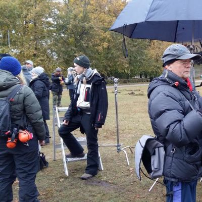 Tuntematon sotilas -elokuvan kuvaukset.