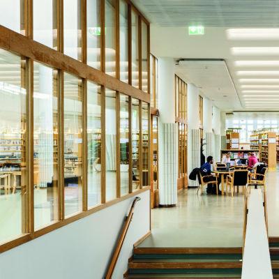 Kampusbiblioteket i Otnäs, Esbo. 