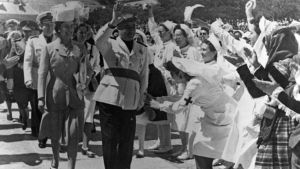 Fransisco Franco var Spaniens diktator med titeln "El Caudillo" (ledaren) mellan åren 1939–1975. Franco väkijoukon ihailemana