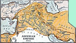 Muinainen Assyrian valtakunta noin 700 eaa.