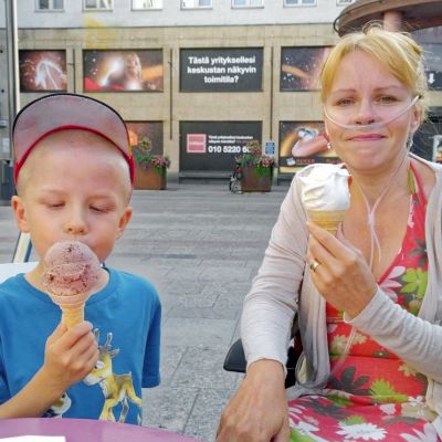 Helena ja Arttu kesällä 2014.