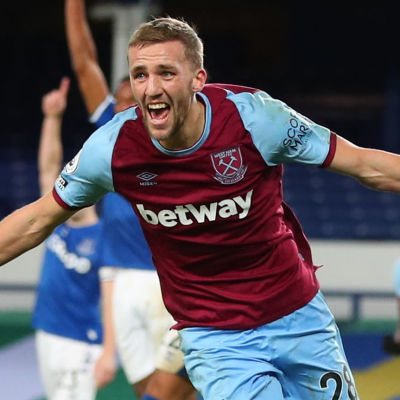 Tomáš Souček firar mål i West Ham.