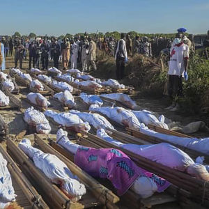 Enligt nyhetsbyrån Reuters har Boko Haram dödat över 30 000 människor. I november 2020 begravdes 43 lantarbetare i Zabarmari som hade dödats av Boko Haram. I november 2020 begravdes 43 lantarbetare i Zabarmari, i delstaten Borno. De hade dödats av Boko Haram.