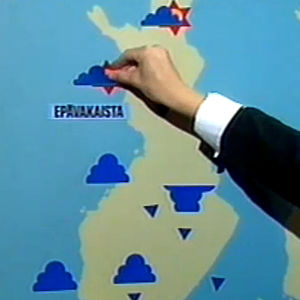 Liisa Fredriksson ennustaa syyssäätä (1986).