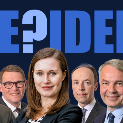 Six most popular candidates for next Finnish president. 