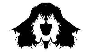 Rorschachtestet är ett psykologiskt test där man ska tolka bilden och berätta vad man ser. Ett exempel på ett Rorschach test.