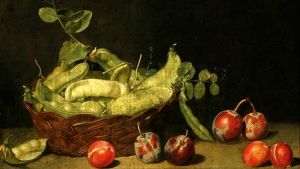 Mateusz Tokarski Still life with pea; National Museum in Warsaw
