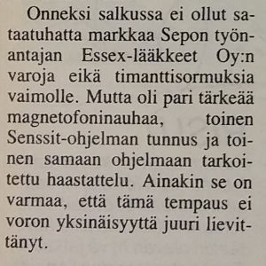 Seppo Jylhää haastateltiin Katso-lehteen 1983. Haastattelun aikana juontajan salkku varastettiin. Valokuva Esko Mustosen kirjoittamasta haastattelujutusta Katso-lehteen syyskuussa 1983.