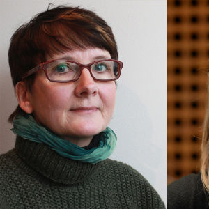 Päivi Kuisma (vas.) ja Laura Hossi