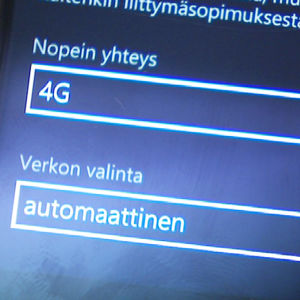 Näkymä kännykän näytöltä