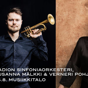 trumpetisti Verneri Pohjola ja kapellimestari Susanna Mälkki