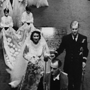 Britannian kruununprinsessa Elizabeth häissään 1947