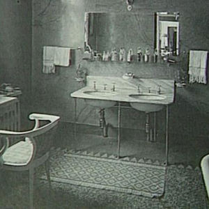 Kuva asunnosta 1900-luvun alusta