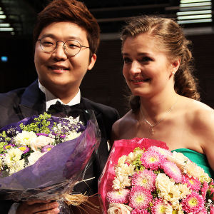 Kansainvälisen Mirjam Helin -laulukilpailun 2014 voittajat ovat korealainen tenori Beomjin Kim ja ukrainalainen sopraano Kateryna Kasper.