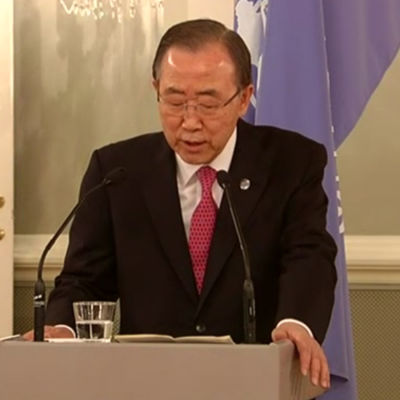 FN:s generalsekreterare Ban Ki-moon