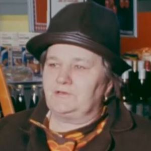 Nainen Terveysruutu-ohjelman katugallupissa vuonna 1969.