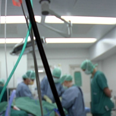 En operation vid ett sjukhus