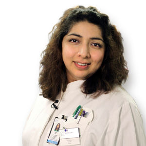 Pakistanilainen lääkäri Sajida Kazi