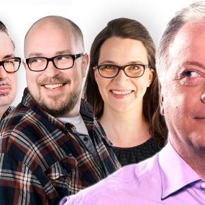 Anne Lainto, Pekka Laine, Matti Ylönen, Maaria Seppänen ja Matti Rönkä