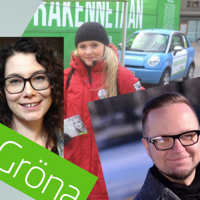 Kandidaterna i De grönas ordförandeval